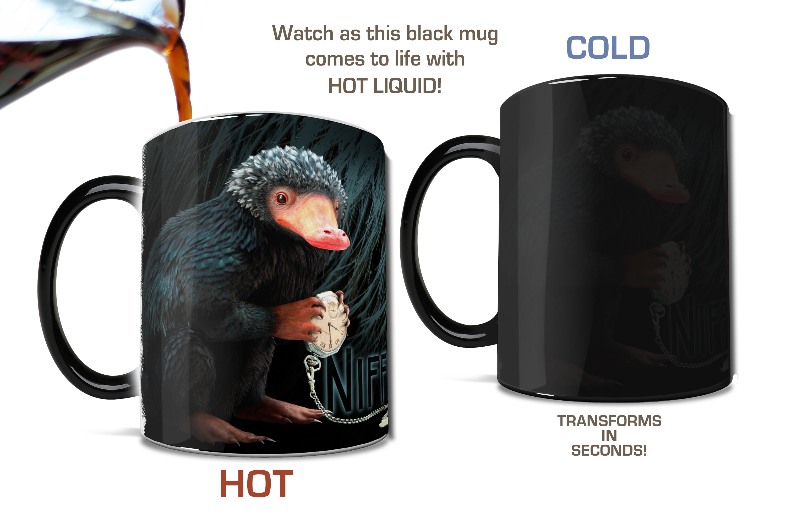 Fantastic Beasts and Where to Find Them (Niffler) Morphing Mugs® Heat-Sensitive Mug MMUG524